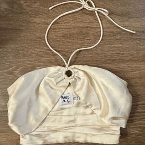 Princess Polly Odette Halter in Champagne